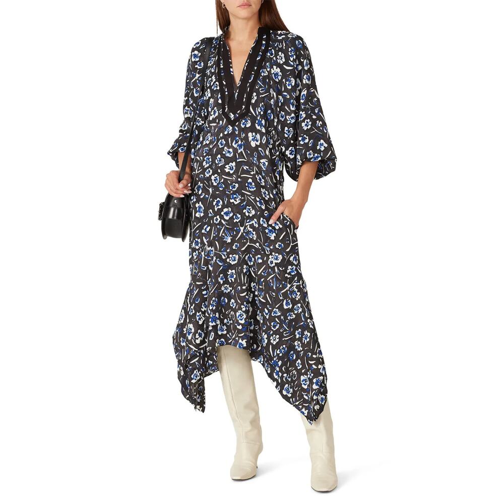 Tory Burch Puff Sleeved Tunic Dress Large
